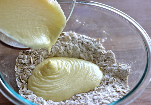 Peach Oatmeal Muffins - Wonderfully light and healthy, these cinnamon sugar crusted muffins are the perfect start to your mornings!