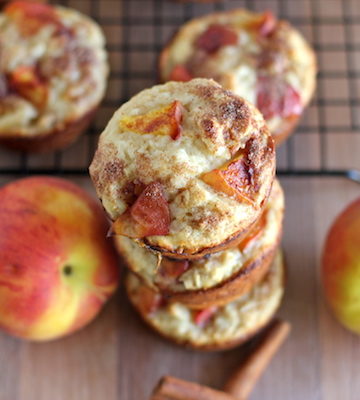 Peach Oatmeal Muffins