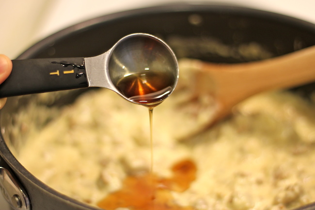 Buttermilk Biscuits with Maple Sausage Gravy - Homemade biscuits are so much easier to make than you think!