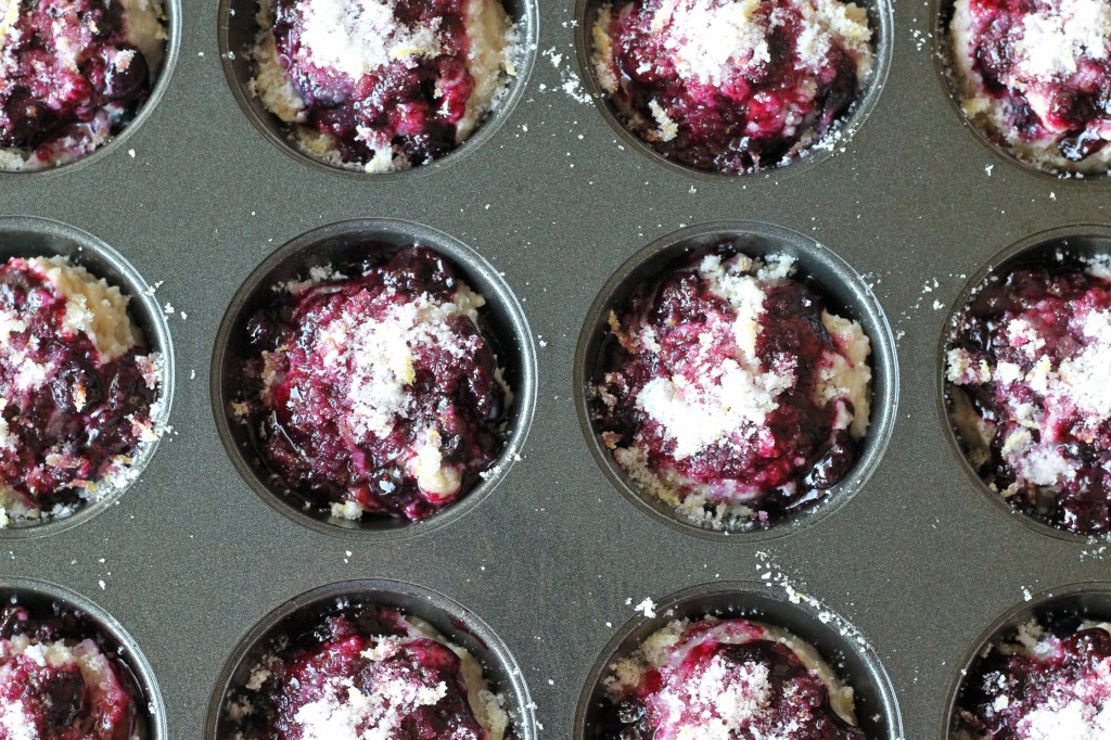 Blueberry Muffins with Blueberry Jam - The best blueberry muffins ever with homemade blueberry jam swirled right into the batter!