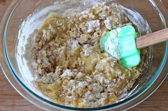 Banana Bread Kit Kat Muffins - The perfect way to use up those lingering bananas for an indulgent breakfast muffin!