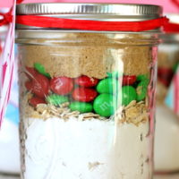 M&M Cookies in a Jar
