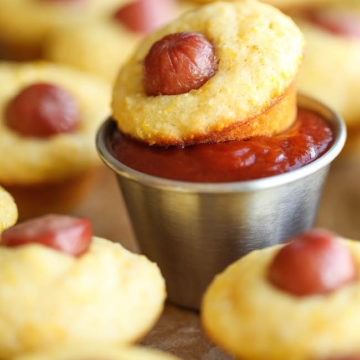 Corn Dog Mini Muffins