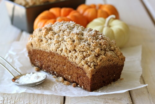 Crumbly Pumpkin Bread
