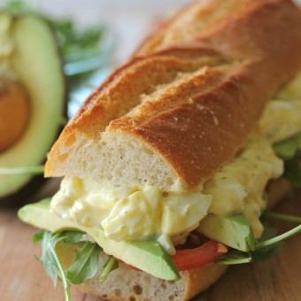 Greek Yogurt Egg Salad Sandwich