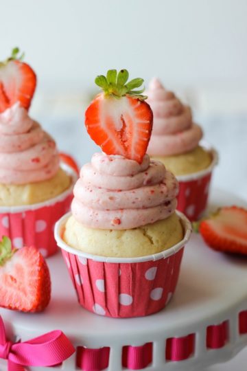 Strawberry Shortcake Cupcakes