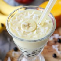 Tropical Smoothie with Tapioca Pearls