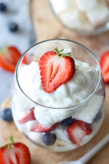 Greek Yogurt Berry Trifle