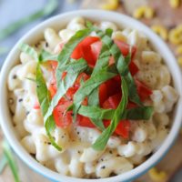 Caprese Mac and Cheese