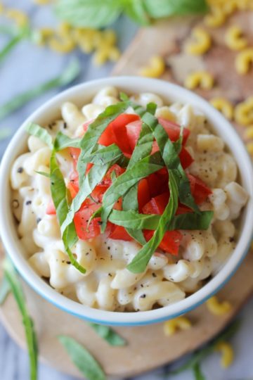 Caprese Mac and Cheese