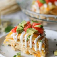 Chicken Tortilla Stack