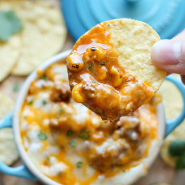 Beef Enchilada Dip