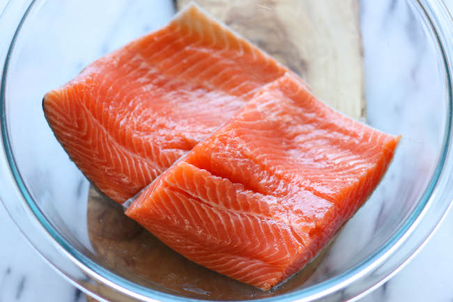 Sesame Ginger Salmon - A super easy salmon dish bursting with so much flavor, and it's hearty-healthy too!