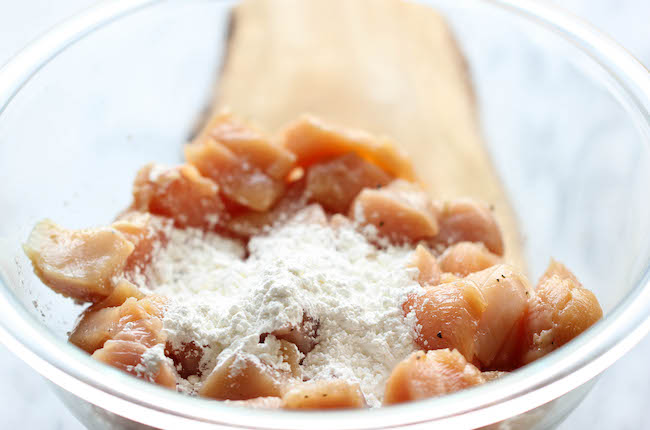 Baked Sweet and Sour Chicken - No need to order take-out anymore - this homemade version is so much healthier and a million times tastier!