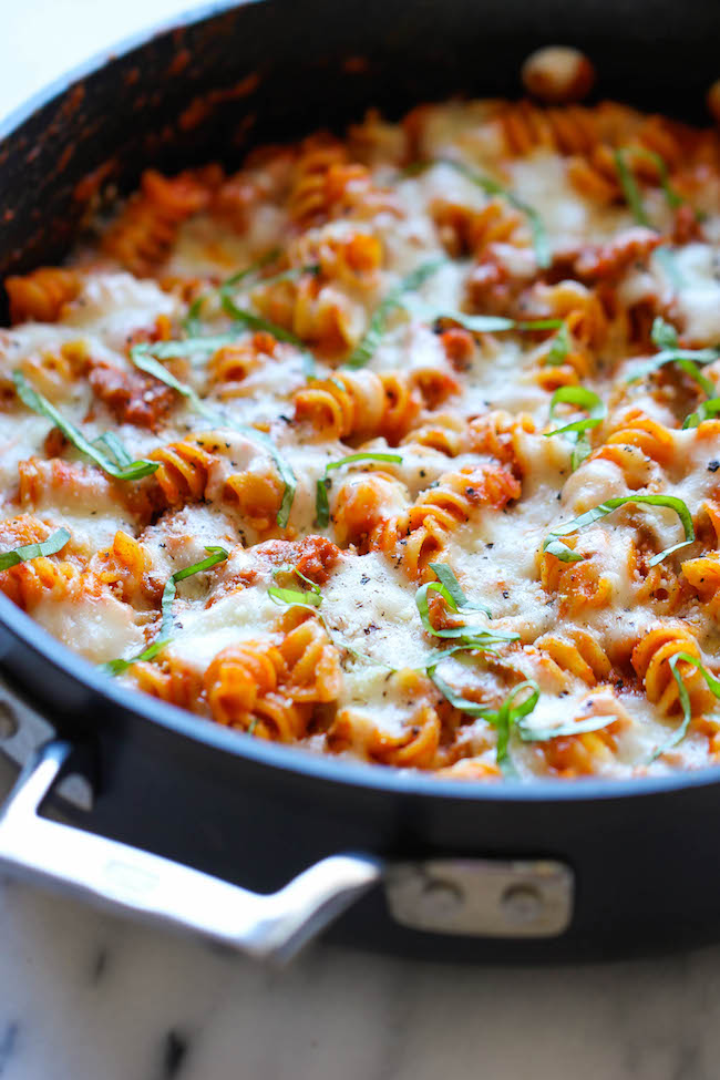 One Pot Baked Ziti