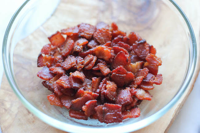 BLT Chopped Salad - All the goodness of a BLT in a healthy salad form with a refreshing lime vinaigrette!