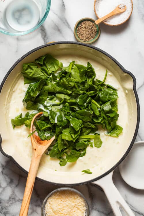 Parmesan and Spinach Orzo