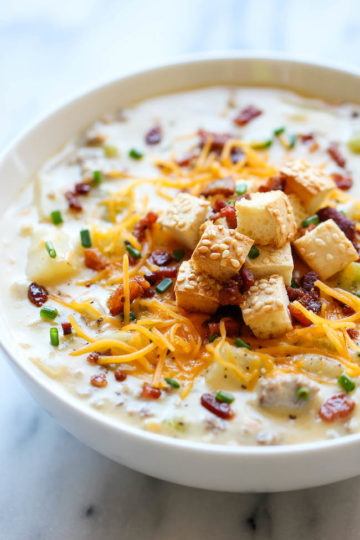 Cheeseburger Soup