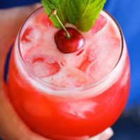 Sparkling Cherry Lemonade