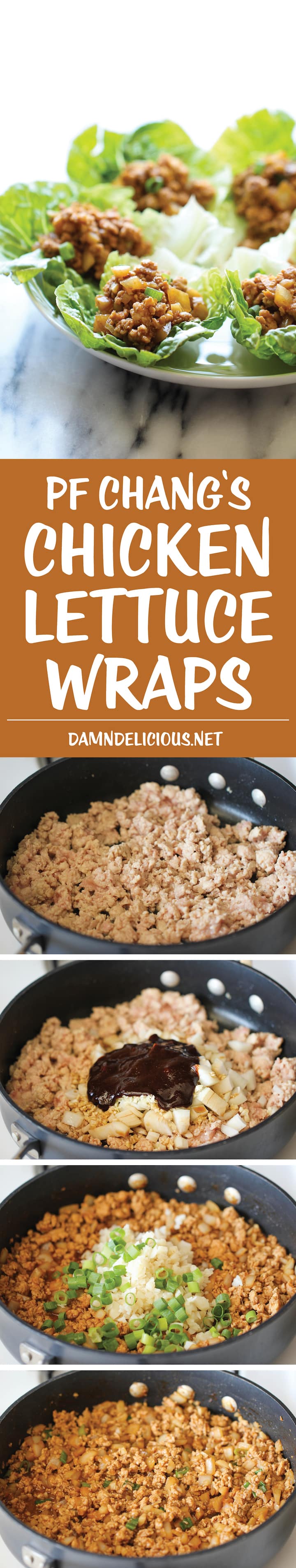 PF Chang's Chicken Lettuce Wraps - A copycat recipe that you can easily make right at home in just 20 minutes. And it tastes a million times better too!