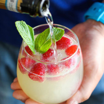 Raspberry Limoncello Prosecco