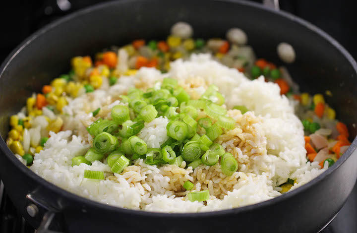 Pineapple Fried Rice - A quick and easy weeknight meal that's so much cheaper, tastier and healthier than take-out!