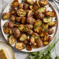 Garlic Parmesan Roasted Potatoes