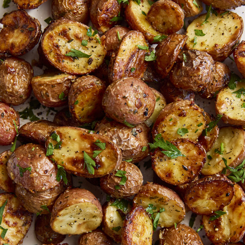 Garlic Parmesan Roasted Potatoes