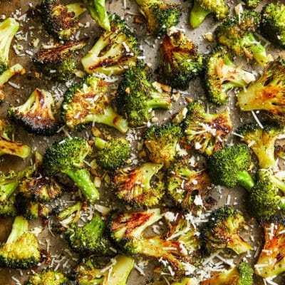 Garlic Parmesan Roasted Broccoli