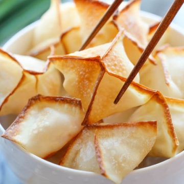 Baked Cream Cheese Wontons