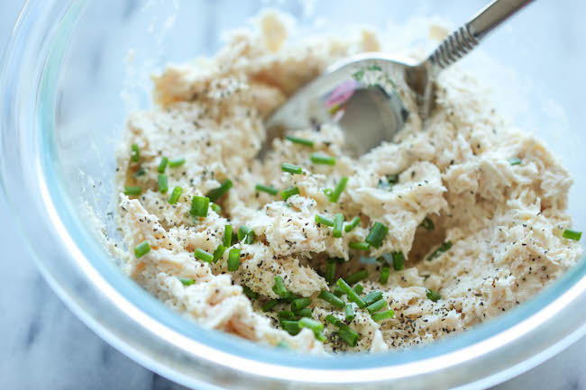 Chicken Alfredo Roll Ups - The easiest, no-fuss chicken alfredo you will ever make, conveniently stuffed in the butteriest roll ever!