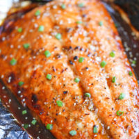 Asian Salmon in Foil