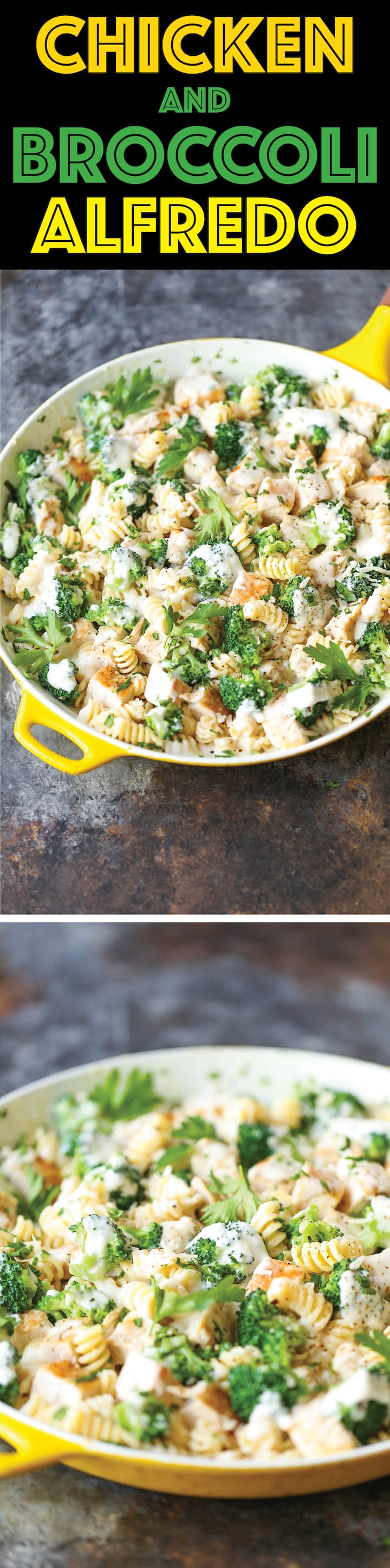 Chicken and Broccoli Alfredo - So easy, so creamy and just so simple to whip up in 30 minutes from start to finish - perfect for those busy weeknights!