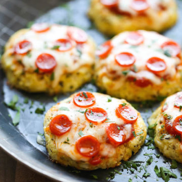 Mini Cauliflower Pizzas
