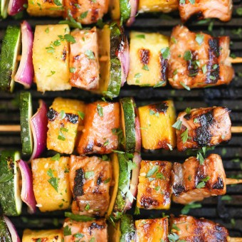 Asian Salmon Kabobs