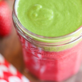 Strawberry Pineapple Kale Smoothie