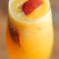 Frozen Peach Bellini