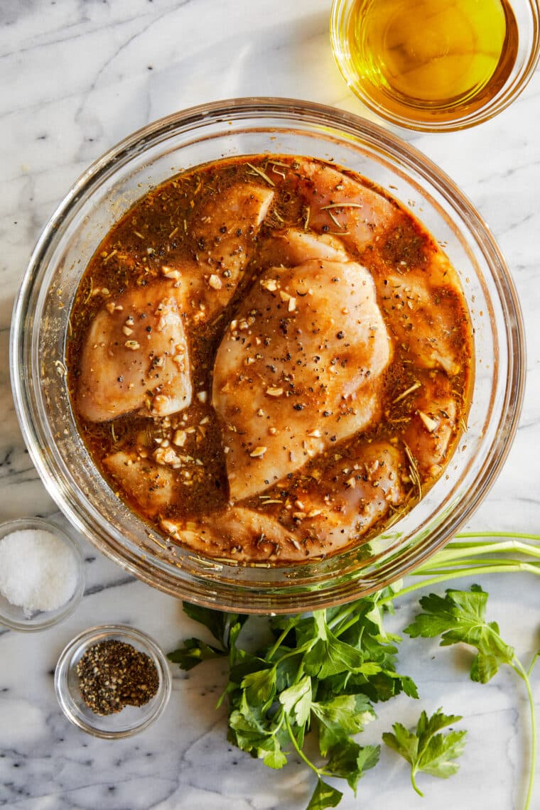 Easy Grilled Chicken - The best marinade ever! No-fuss and packed with so much flavor. You won't need another grilled chicken recipe again!