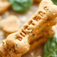 Spinach, Carrot and Zucchini Dog Treats