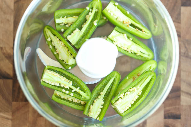 Cilantro Jalapeno Sauce - The easiest 5 min sauce ever. And you can use this on anything - from grilled meats to fries and even chips for dipping!