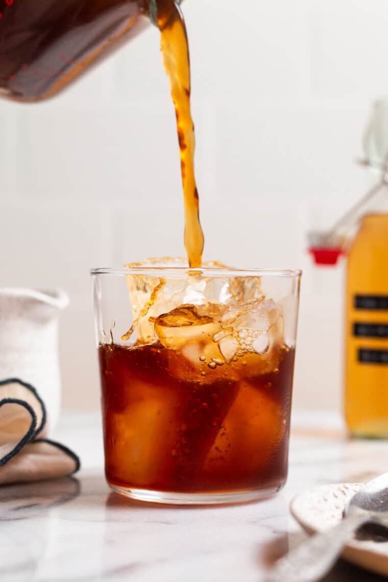 Perfect Iced Coffee - Tips and tricks to make the best, most perfect iced coffee right at home. It's quick, easy and so budget-friendly!