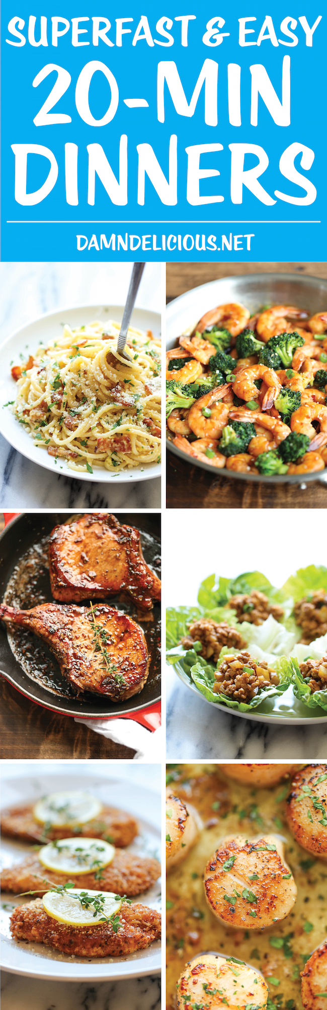 10 Superfast and Easy 20-Minute Dinners - Dinner will be on the table in just 20 min (from start to finish). That's quicker than ordering delivery!