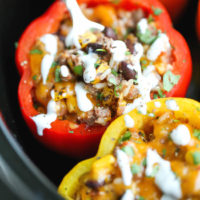 Slow Cooker Stuffed Peppers