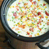Slow Cooker Chicken and Corn Chowder
