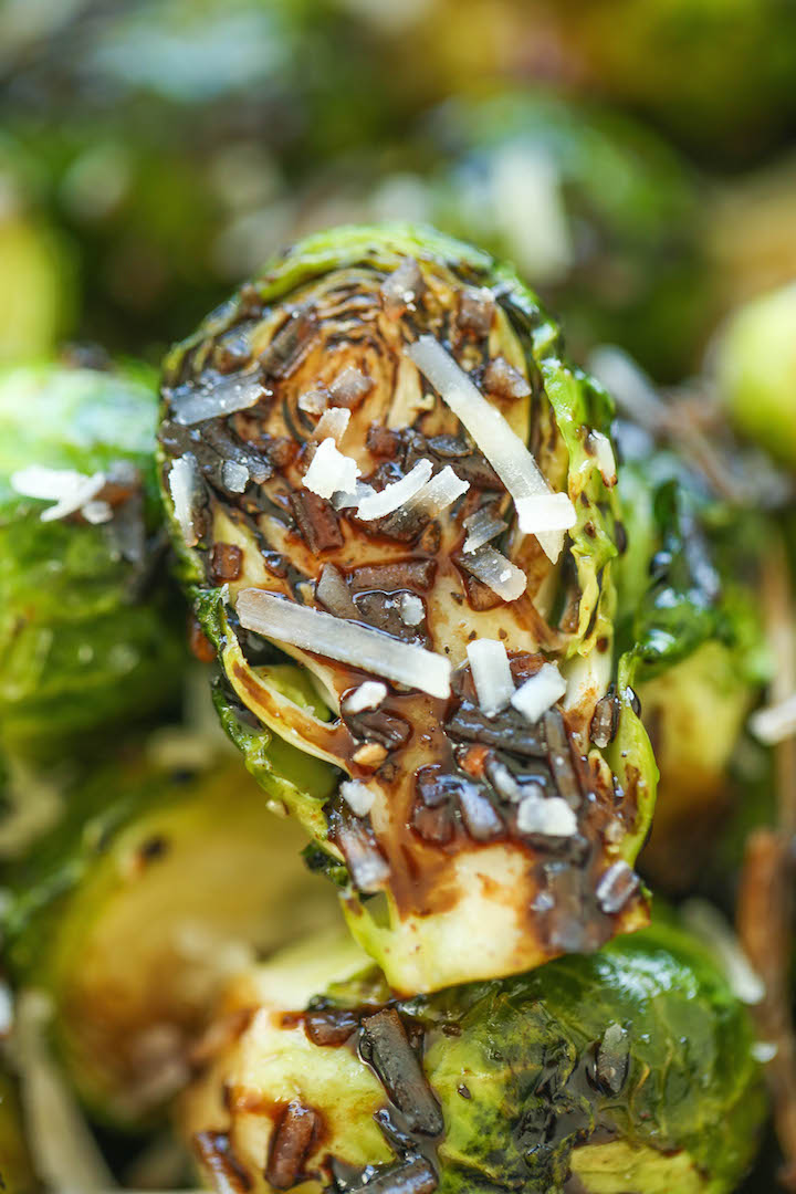 Slow Cooker Balsamic Brussels Sprouts