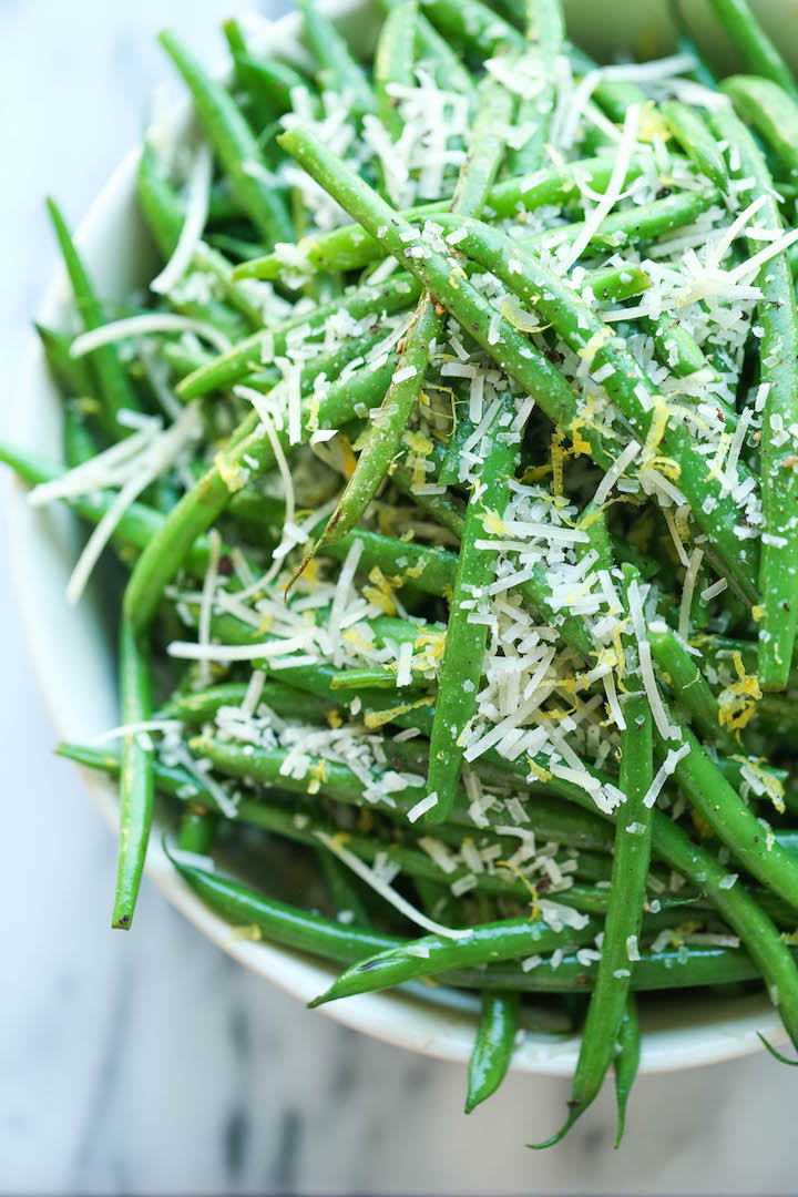 Lemon Parmesan Green Beans