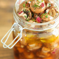 Easy Marinated Mushrooms