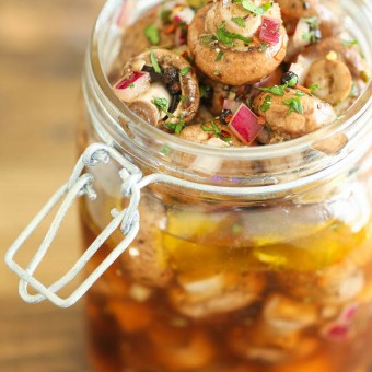 Easy Marinated Mushrooms