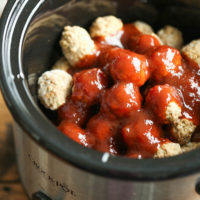 Slow Cooker Cocktail Meatballs