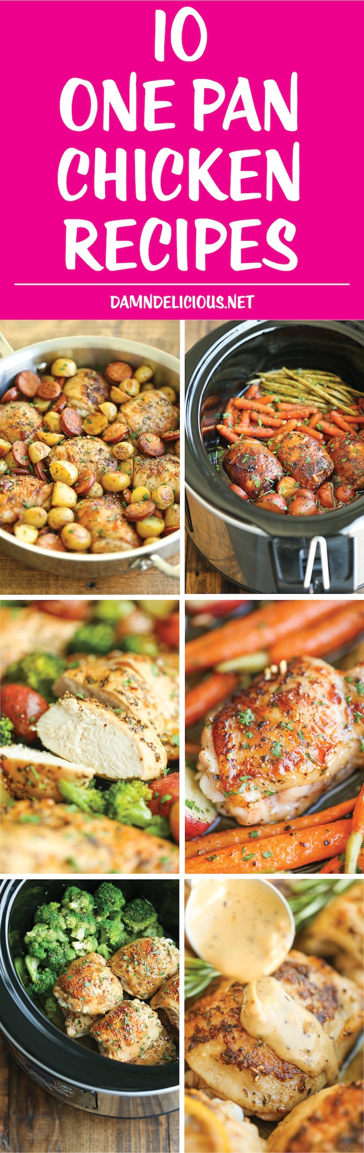 10 One Pan Chicken Recipes